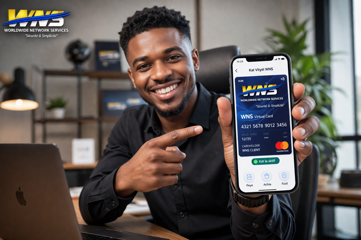 Aperçu dashboard kliyan WNS